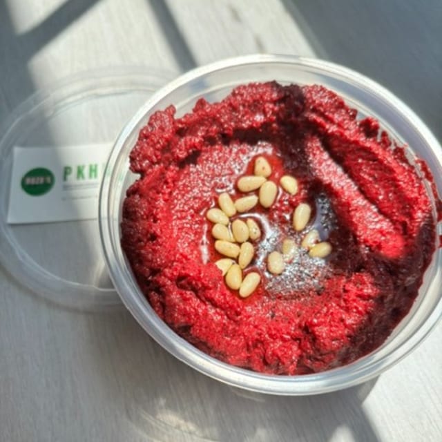 Beet Pkhali Spread.